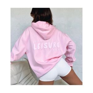 White Fox Boutique Leisure Series Hoodie in Posie S/M
